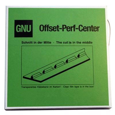 Perforointinauha for Offset, center, karton - 1,8 m rulla