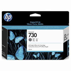 HP 730 130 ml:n harmaa DesignJet-mustekasetti