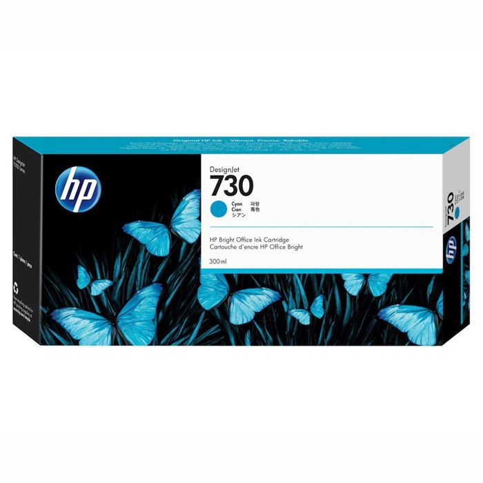 HP 730 300 ml:n syaani DesignJet-mustekasetti