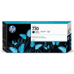 HP 730 300 ml:n mattamusta DesignJet-mustekasetti