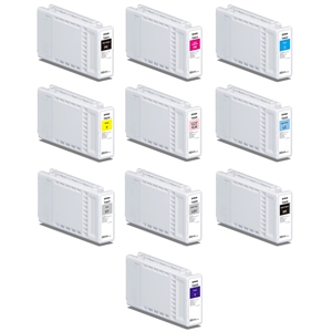 Täysi sarja 350 ml mustepatruunoita Epson SureColor P7300- ja P9300-malleihin