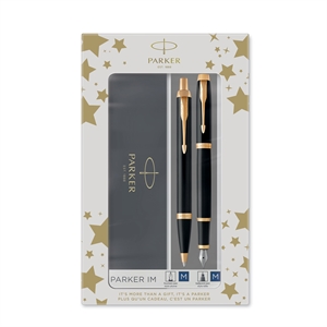 Parker -duo Set IM GT Brok POB+Field Pen Brack/Gold