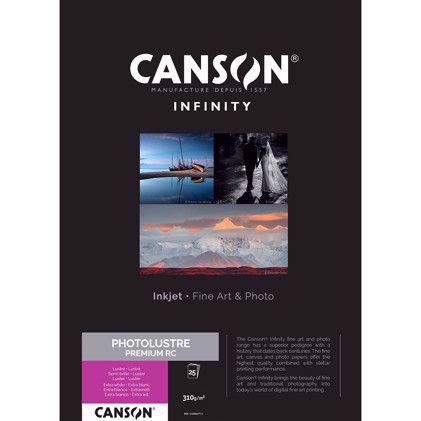 Canson Photo Luster Premium RC 310g/m² - A3+, 25 arkkeja