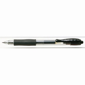 Pilot Gelpen m/napsauta G-2 0,5 Musta