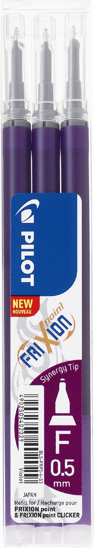 Pilotti Frixion Point Clicker 0.5 Tee Purple (3)