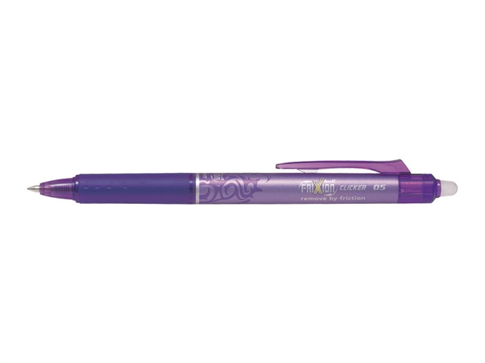 Pilot Frixion Clicker m/napsauta 0.5 Violetti