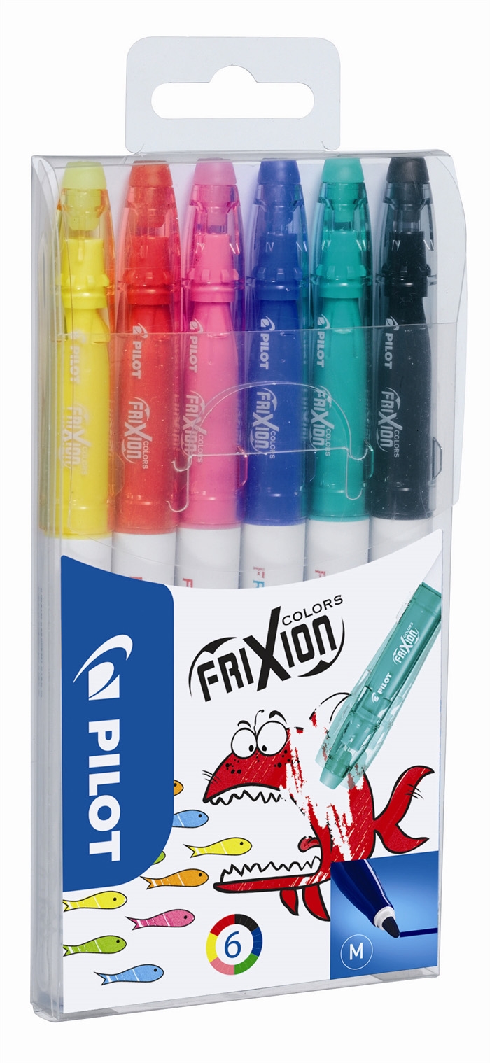 Pilot Frixion Colors 0.7 ASS -värit (6)