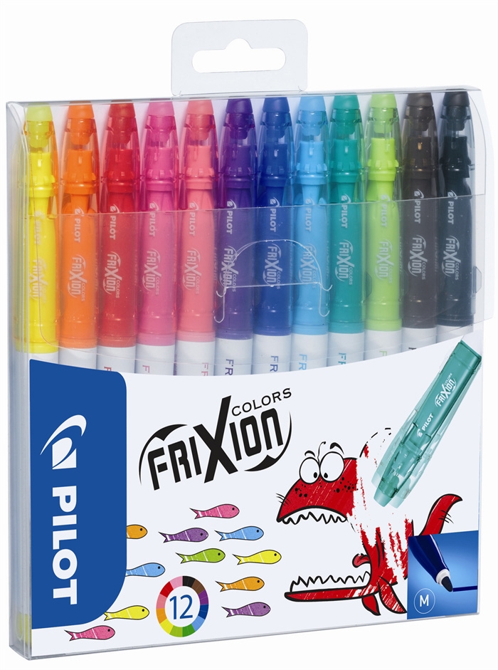 Pilot Frixion Colors 0.7 ASS -värit (12)