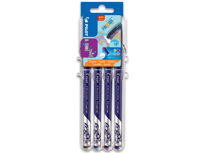 Pilotti Frixion Fineliner Set2go 1,3 mm pastelli perse (4)