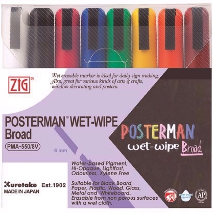 Zig Mark Postererman Wet -Weep 6mm 8 - Aseta