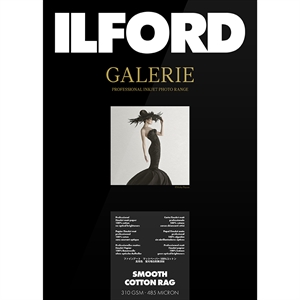 Ilford Smooth Cotton Rag for FineArt Album - 210mm x 335mm - 25 kpl.