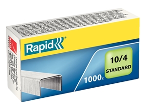 Rapid Staples 10/4 Standard Galv (1000)