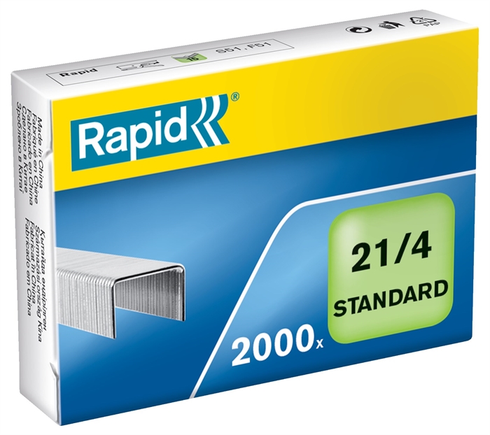 Rapid Staples 21/4 Standard Galv (2000)