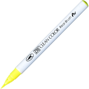 Zig Clean Color Brush Pen 001 FL. Keltainen