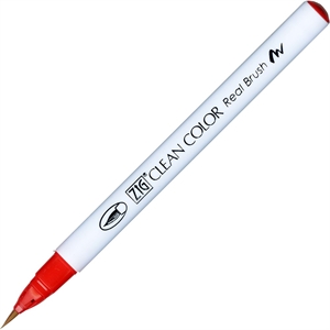 Zig Clean Color Brush Pen 022 FL. Karmin Red