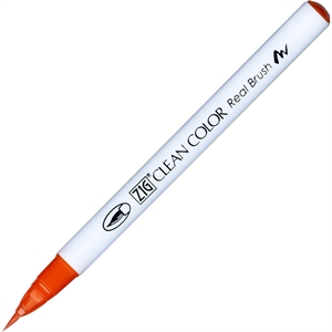 Zig Clean Color Brush Pen 023 FL. Scarlet punainen