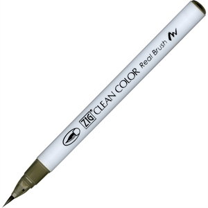 Zig Clean Color Brush Pen 093 FL. Vihreä harmaa