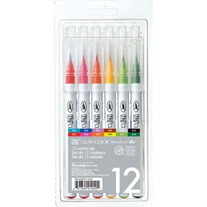 Zig Clean Color Brush -kynä 12: lla