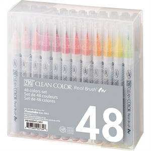 Zig Clean Color Brush -kynä 48 kpl