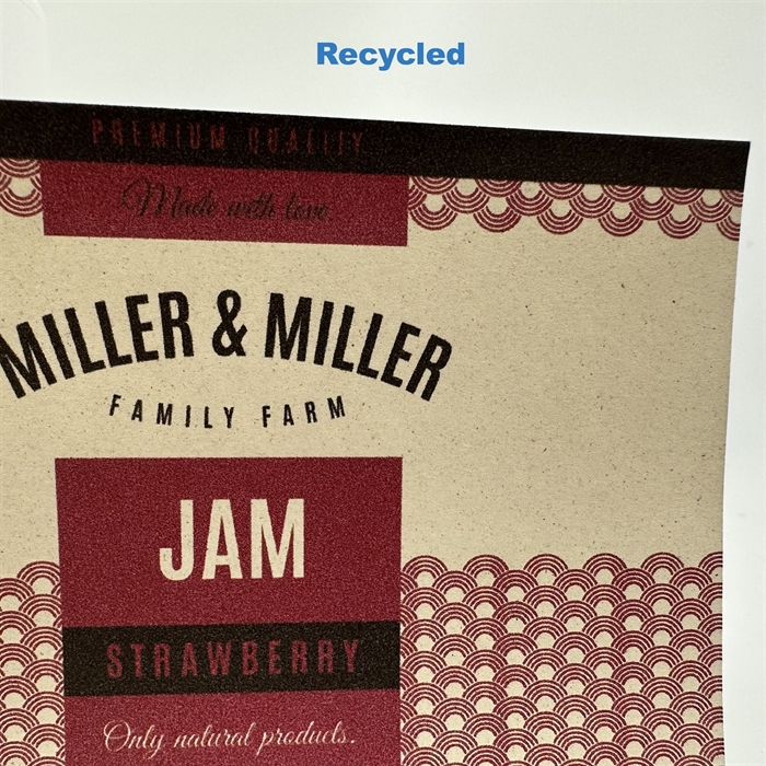 Kierrätetty merkkitestirulla - 10 cm x 4 metriä