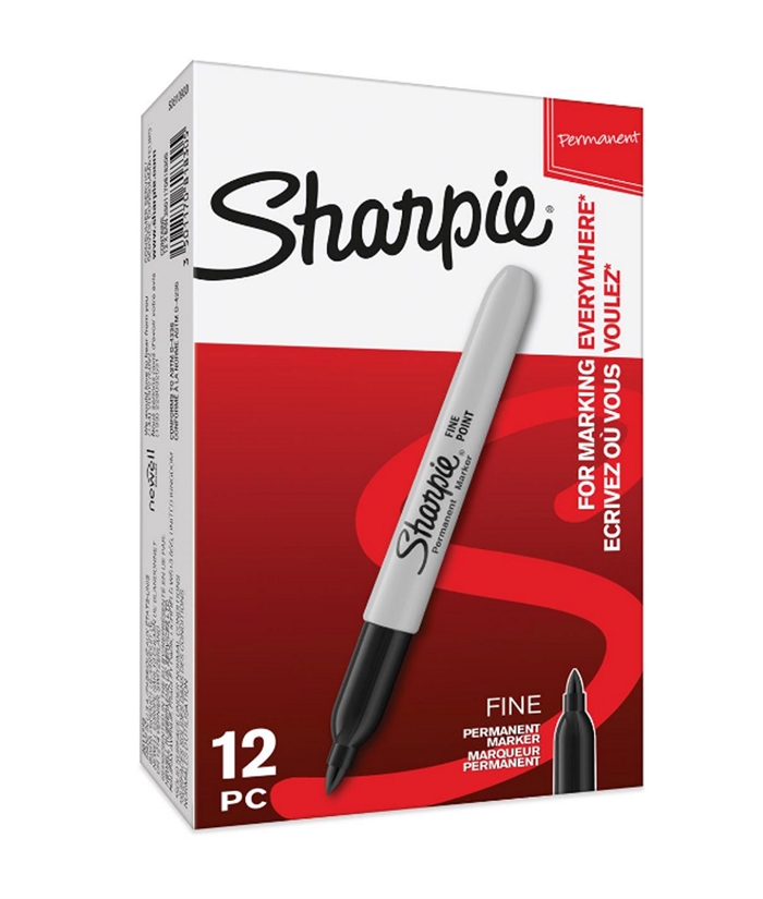 Sharpie Mark hieno 1,0 mm musta