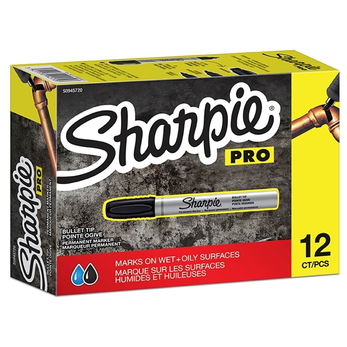 Sharpie Mark Metall Pieni 1/3 mm musta