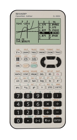 Sharp EL-9950G Graafinen laskin (EN/DE)