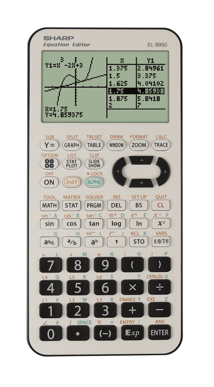 Sharp EL-9950G Graafinen laskin (EN/DE)