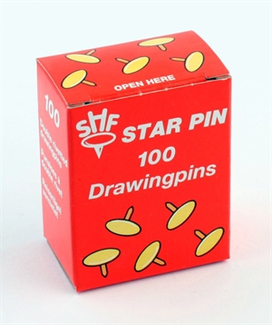 Svenska Häftift Design Star Pin Blank Steel (100)