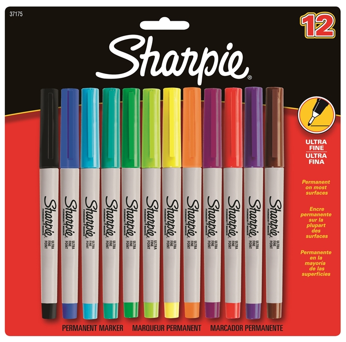 Sharpie Mark Ultra hieno 0,5 mm perse (12)