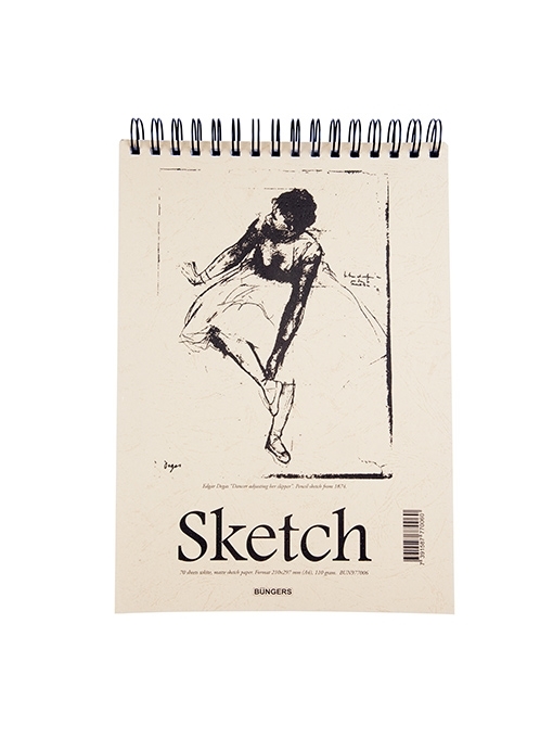 Büngers Sketch Pad A4 110G 70 arkkia