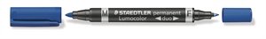 Staedtler Mark LuMocolor -duo Perm 0,6-1,5 mm sininen