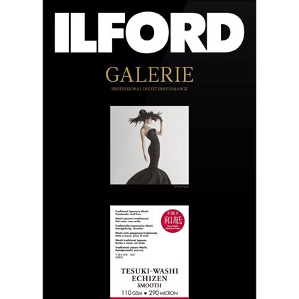 Ilford GALLERY Tesuki-Washi Echizen Smooth 110 - 10 x 15 (102 mm x 152 mm), 50 arkkia.