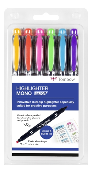 Tombow Peverlay Pen Mono Edge Set Ase (6)