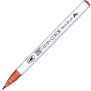 Zig Clean Color Brush Pen 208 Deep Vermillion