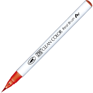 Zig Clean Color Brush Pen 209 Kadmiumpunainen