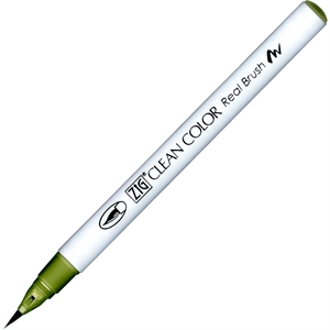 Zig Clean Color Brush Pen 404 Smoky Oliivi