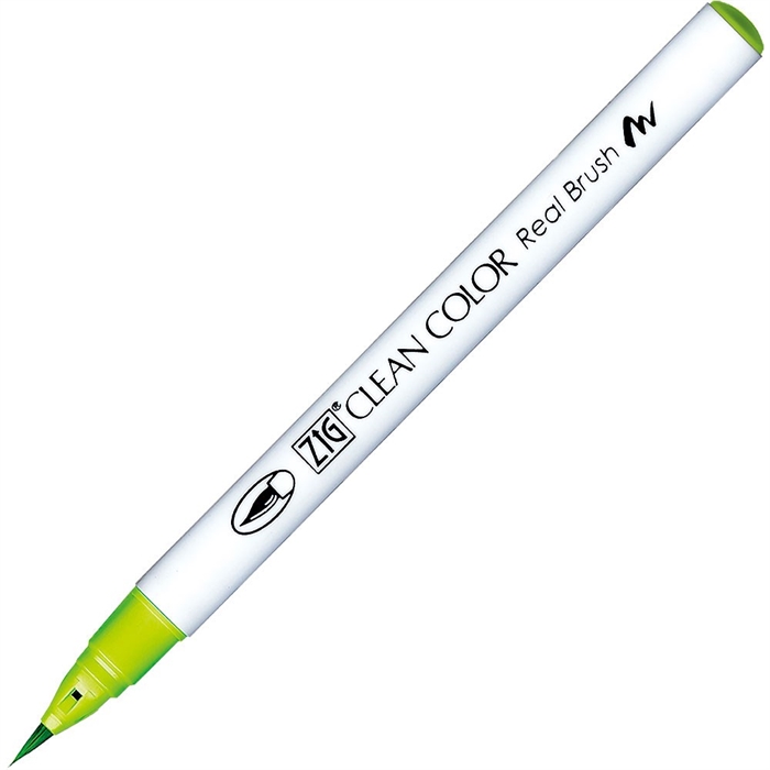 Zig Clean Color Brush Pen 410 Blade Green