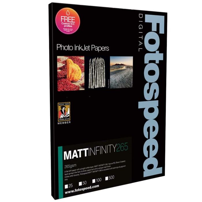 Fotospeed Matt Infinity 265 g/m² - A3+, 25 arkkia