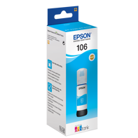 Epson T106 EcoTank Cyan blækflaske