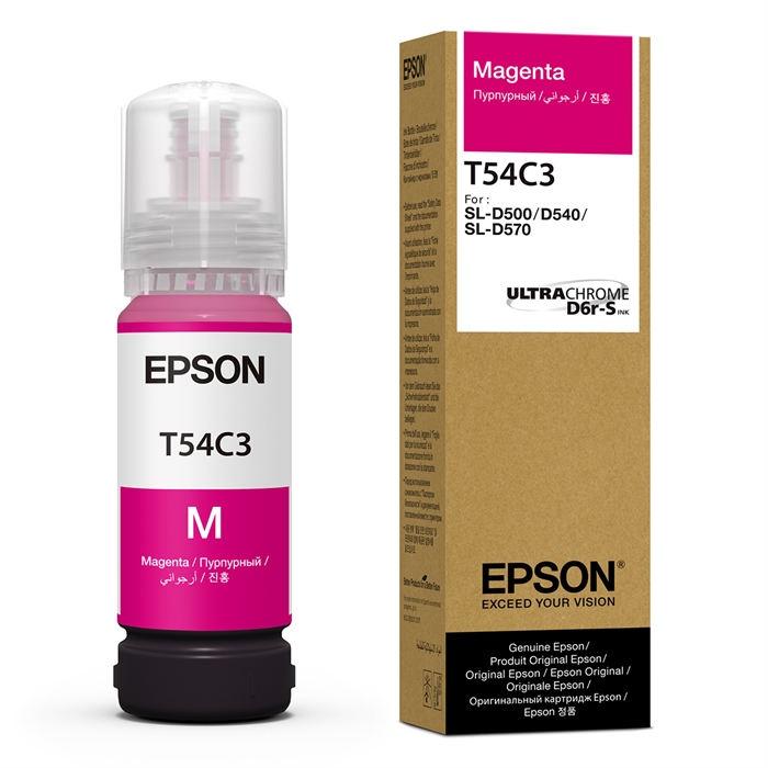 Epson T54C Magenta 70ml mustekasetti SureLab SL-D500:een.