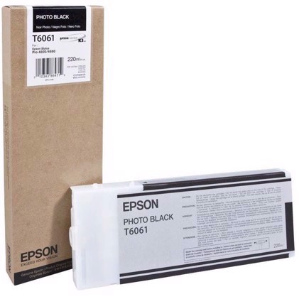 Epson Photo Black 220 ml mustepatruuna T6061 - Epson Pro 4800/4880