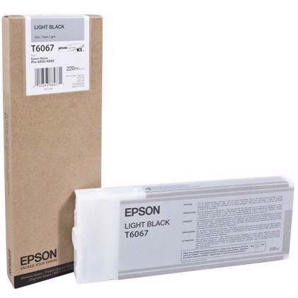 Epson Light Black 220 ml mustepatruuna T6067 - Epson Pro 4800/4880