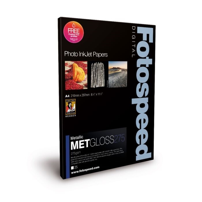 Fotospeed Metallic Gloss 275 g/m² - A4, 25 arkkia