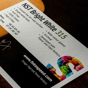 Fotospeed Natural Soft Textured Bright White 315 g/m² - 24" x 12 metriä