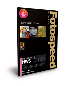 Fotospeed High White Smooth LITE DUO 225 g/m² - A4, 25 arkkia