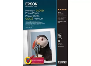 Epson Premium Glossy Photo Paper 255 g/m² - A4 - 50 arkkia