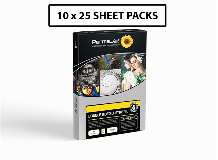 Permajet kaksipuolinen kiiltävä 295 g/m² - A4 250 arkkia