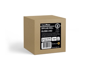 Permajet P70 Premium Gloss Drylab Rulla 240 g/m² - 8'' (20,3 cm) x 65 metriä