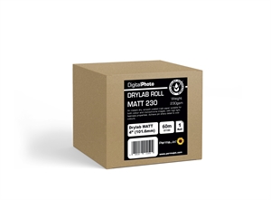 Permajet P75 Matta Drylab Rulla 240 g/m² - 4'' x 60 metriä